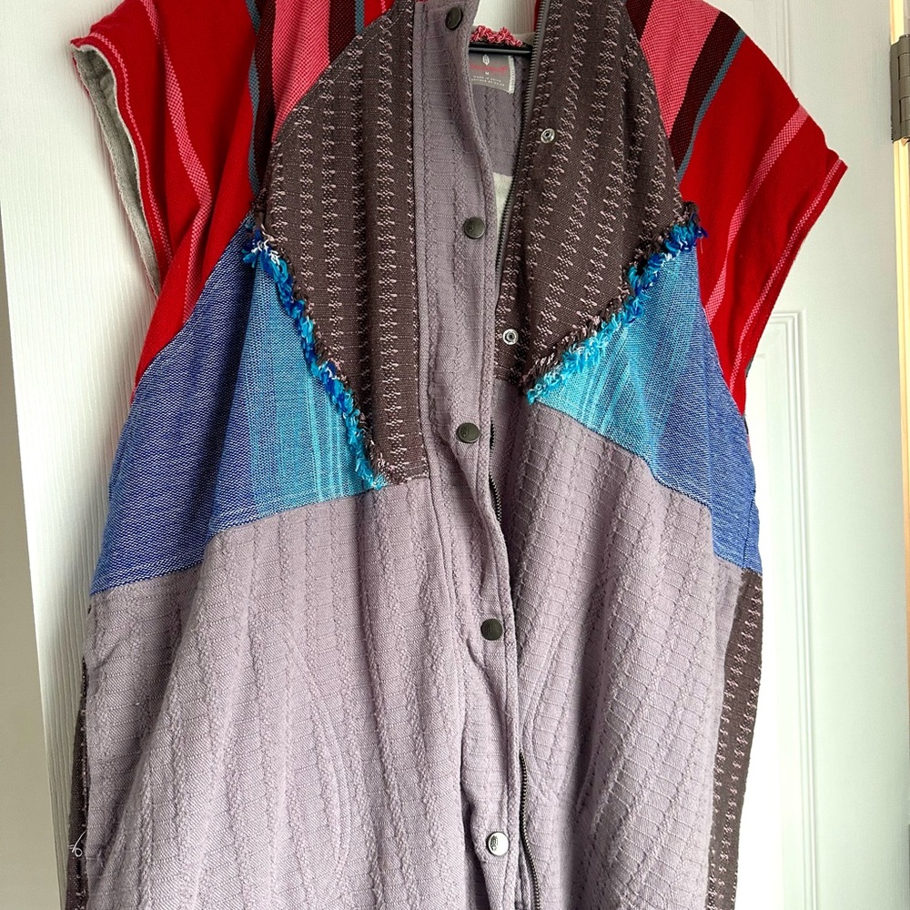 Free people long oversized vest